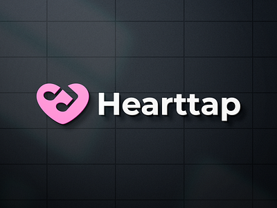 Hearttap brand branding identity logo logotype