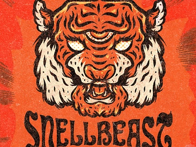 SnellBeast Spring 2024 branding design draw graphic design hand hand drawn ill illustration illustration art logo wacom cintiq