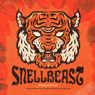 SnellBeast Spring 2024 branding design draw graphic design hand hand drawn ill illustration illustration art logo wacom cintiq