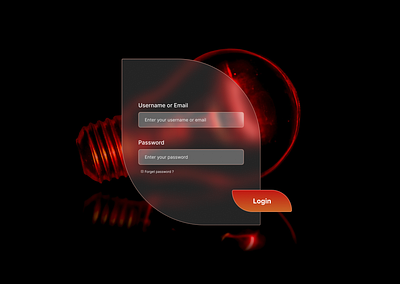 Login Page Design design figma figma design glassmorphism login login ui design ued ui ui design uid uiux user experience user interface user interface design ux