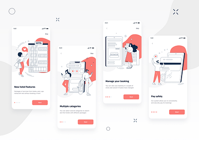DayRes - Booking Mobile App - Onboarding android app app design boling mobile app booking booking app design ios login mobile app onboarding registration ui uiux ux uxui