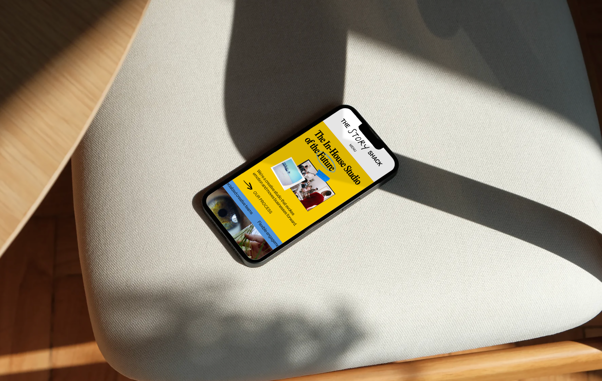 The Story Shack Website Design Concept branding graphic design mobile website website design