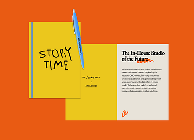 The Story Shack Welcome Packet Design branding design graphic design