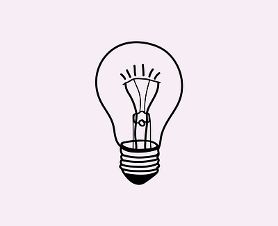 Drawing - Light Bulb art arts bulb design drawing electric electric light filament illustration illustrator incandescent light line drawing lines night light vector