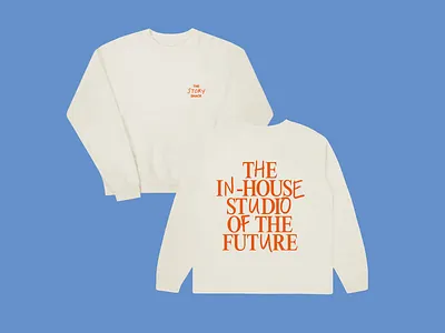The Story Shack Sweatshirt Design branding custom type design graphic design logo logo design merch swag sweatshirt