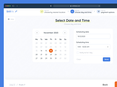 StillLife — calendar app 📅 app calendar dashboard design ui uiux ux