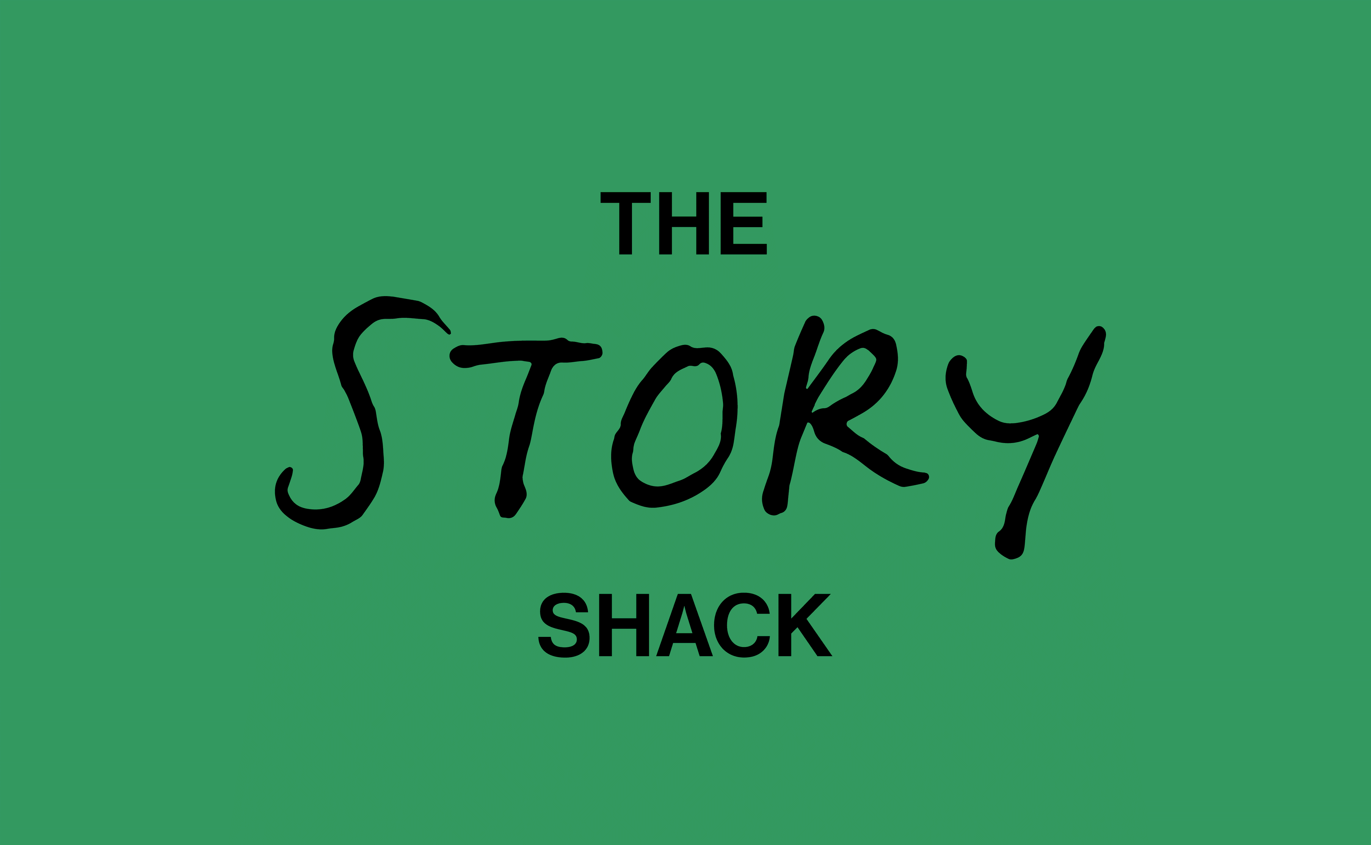 The Story Shack Logo Design branding design graphic design handwriting handwritten logo logo design