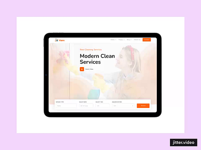 Home Cleaning Service Website UIUX Design and Develop app ui cms website figma design graphic design home cleaning services website html landing page design landing page ui react developer shoplifty website software developer tailwind css ui uiuxdeveloper ux webflow website website design website development wix website wordpress website