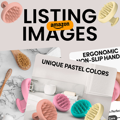 Amazon listing images A+ Content EBC | Hair Scalp Massager amazon amazon listing amazon listing images amazon listing images design enhanced hero images feature images hair scalp image design image editing image retouching images design images template infographics lifestyle massager product listing images