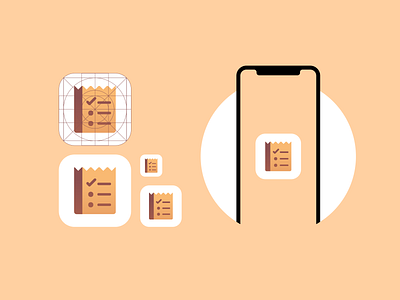 Groceries app icon app app icon branding design food groceries icon icons illustration minimal minimalism minimalist to do to do list vector