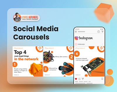 Social Media Carousel's instagram carousels linkedin carousels social media carousels