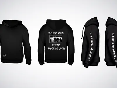 DxD Black Metal Inspired Hoodie apparel design black metal graphic design hardcore metal