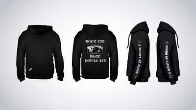 DxD Black Metal Inspired Hoodie apparel design black metal graphic design hardcore metal