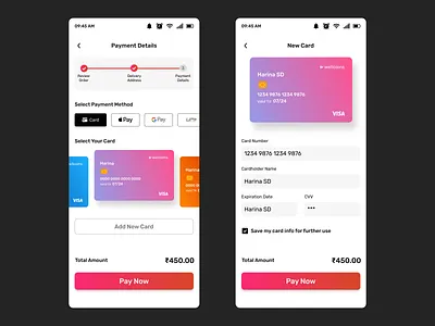 Check Out Page adobexd application checkout page daily ui 02 dailyui02 design ecommerce figma mobile app ui design user interface ux design