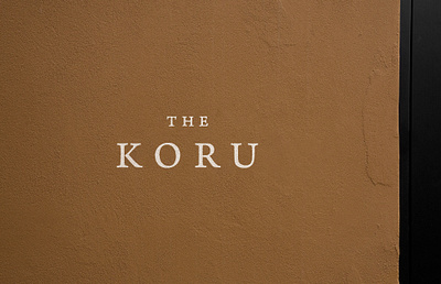 THE KORU - Logo Wall Print branding design graphic design logo print wall