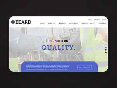 Beard Construction Website Design construction construction website design graphic design website design