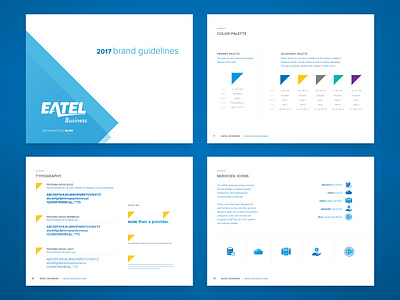 EATEL Business Brand Standards Guide brand identity brand standards guide branding branding design graphic design