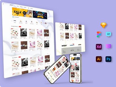 Shop Smarter: Introducing OnlineMart animation branding desktop app design digital experience graphic design mobile app design ui ui design uiux ux research website design