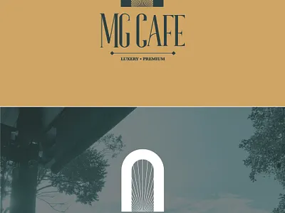 MG CAFE LUXERY PREMIUM LOGO DESIGN branding concept graphic design logo logo concept motion graphics