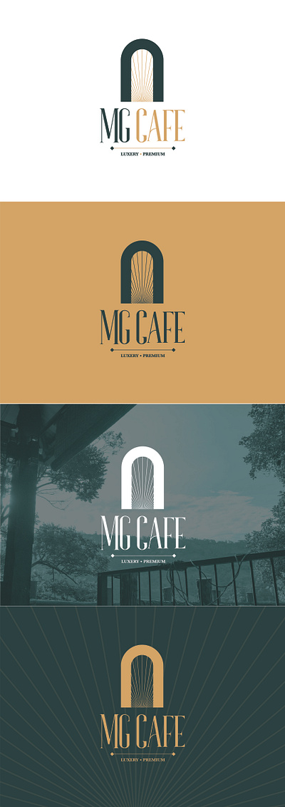 MG CAFE LUXERY PREMIUM LOGO DESIGN branding concept graphic design logo logo concept motion graphics