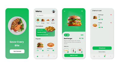 Food Order App for Restaurant app design ui ui ux design ux