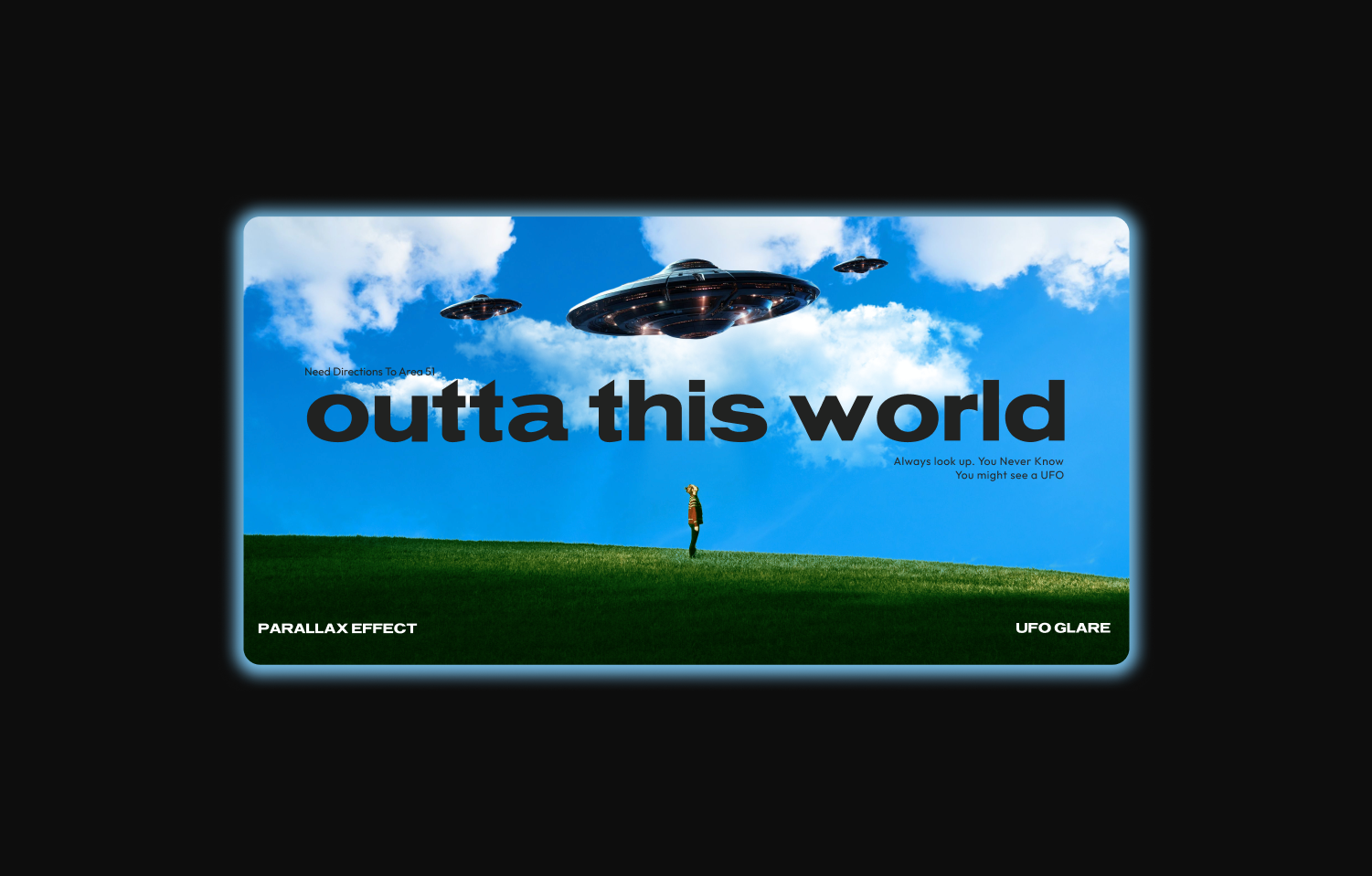 UFO 🛸 Glare 3d animation graphic design logo