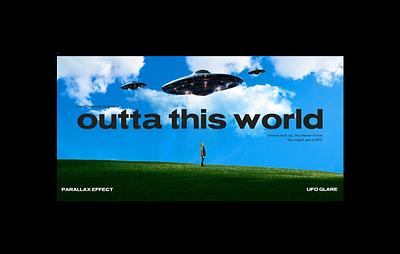 UFO 🛸 Glare 3d animation graphic design logo ui