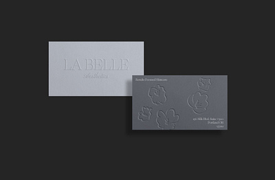 La Belle Aesthetics Brand Design and Mockup branding mockup