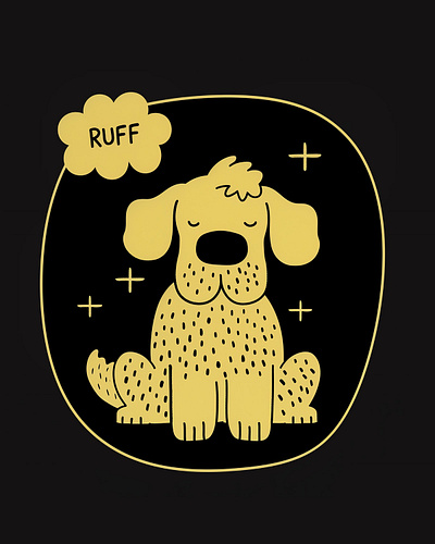 RUFF 240529 brand dog illustration ruff