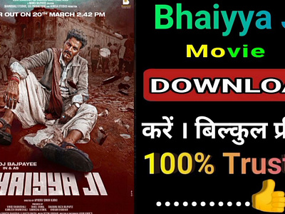 Download Bhaiyya Ji Movie Free 2024 HD 720p motion graphics