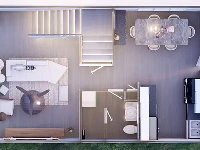 House 3D Floor Plan Design 2d 3d 3d floor plan design designer graphic design house interior interior designer motion graphics plan render rendering ui visual visualization