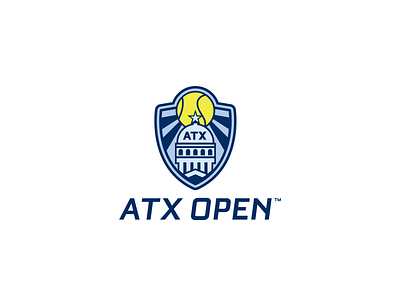 ATX Open Logo austin branding design graphic design illustration logo tennis texas vector womens sports