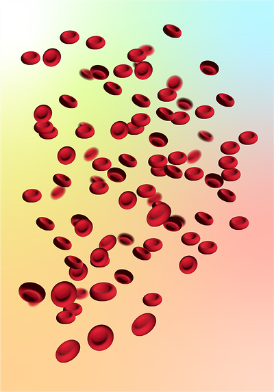 Red Blood Cells 3d abstract color design illustration illustrator learn medical science