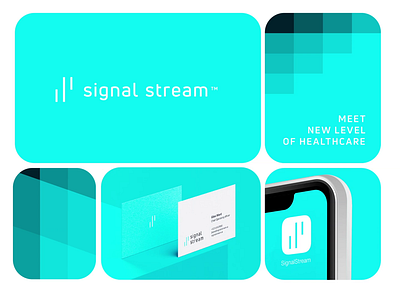 Visual Identity for Signal Stream blockchain branding design graphic design healthcare illustration logo visual identity