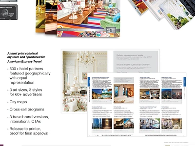 Luxury Hospitality Catalog catalog graphic design hospitality print design production travel