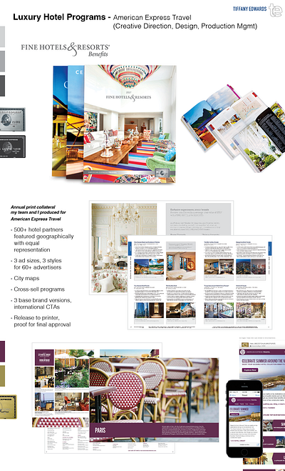 Luxury Hospitality Catalog catalog graphic design hospitality print design production travel