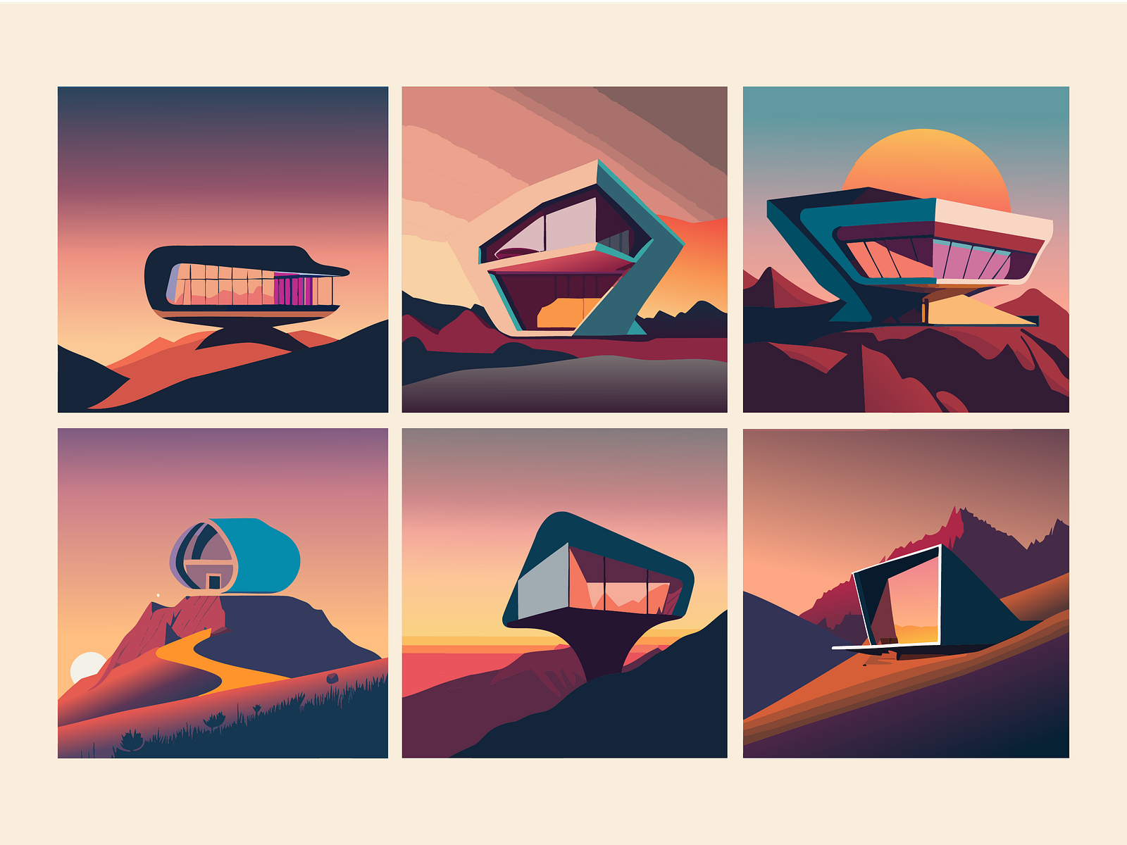 The timeless allure of dusk by Nitin Rawat on Dribbble