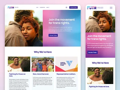 FUTR - Nonprofit Logo Design, Brand Identity, & Web Design brand identity branding design graphic design logo ui web design