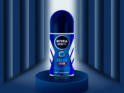 Product ad photo manipulation in photoshop advertising design digital marketing fragrance graphic design lighting manipulation nivea mush photomanipulation poster design product ad product manipulation unique design