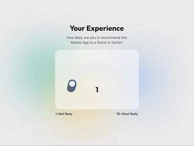 NPS Animated Score Meter animation data figma meter micro interaction motion nps score uxui