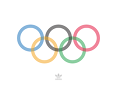 Adidas Olympic rings 3 stripes 70s adidas adidas numbers adidas typography adobe illustrator illustrator olympic flag olympic games olympic rings olympics three stripes