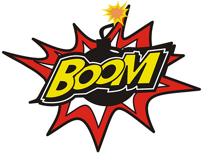 Boom logo art direction bang boom branding concept design coreldraw vector creative design inspiration digital art dynamic explosion graphic design iconic illustration logo design minimalist modern vector logo