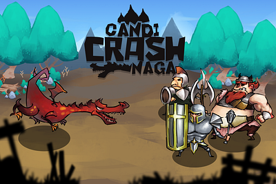 Candi Crush Naga - Main Menu Concept concept art game illustration