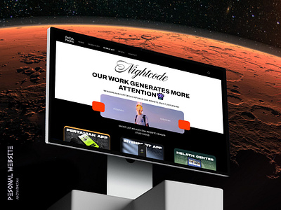 Personal Website app design branding landing page ui uidesign website