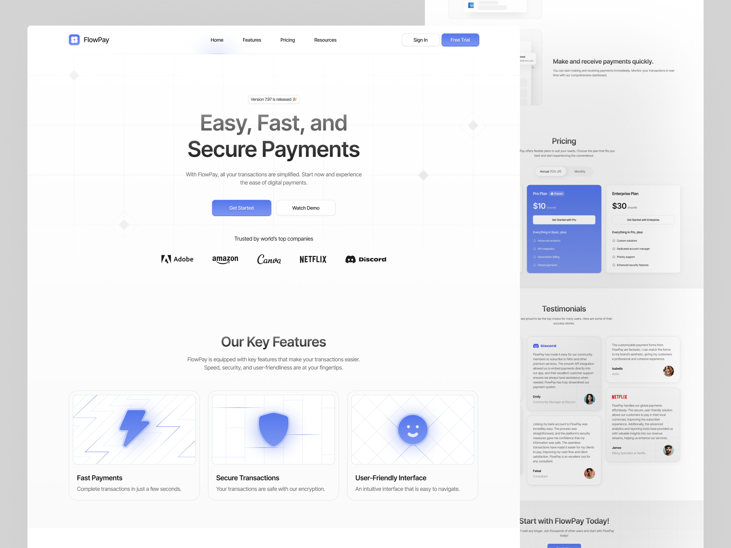 Example of Landing Page Design