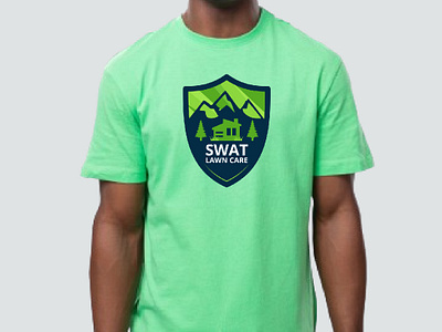 Swat Lawn Care Logo Design branding clothing graphic design lawn care logo