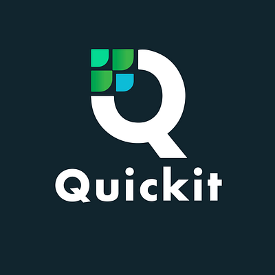 QUIckit logo 3d brand icon brand logo branding business logo design graphic design illustration illustrator logo logo designer minimalistt logo mr mahib mrmahib q logo q logo design q logo make vector zustomized lgoo