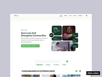 NGO Website UI Design donation page graphic design interaction design ngo ui ux visual design website design
