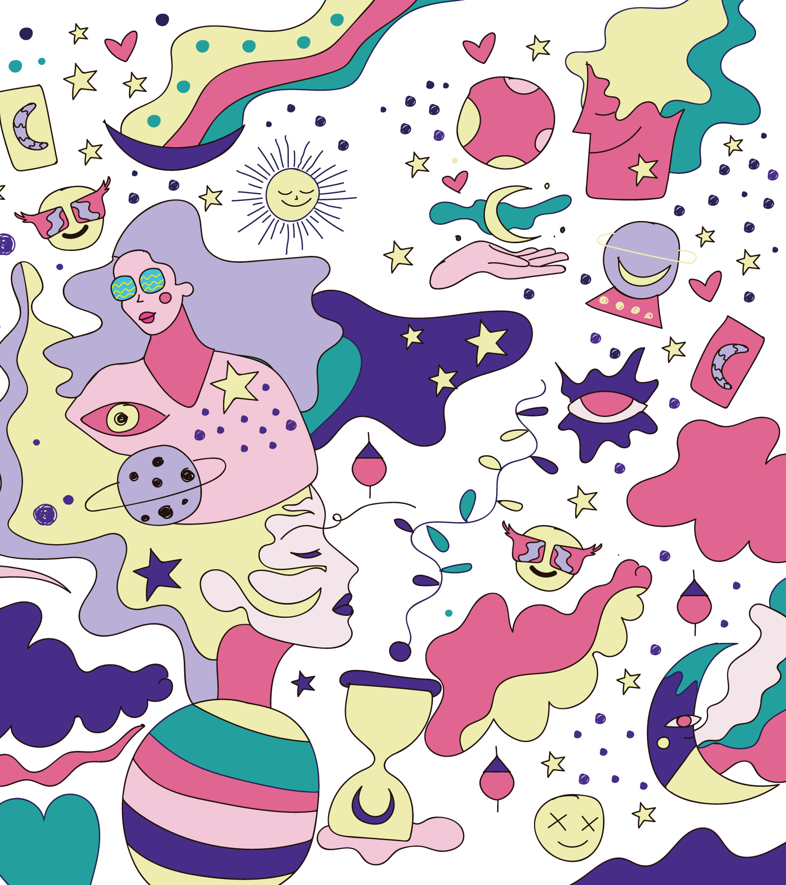 Fantasy Illustration art design digital fantasy flat graphic design illustration vector