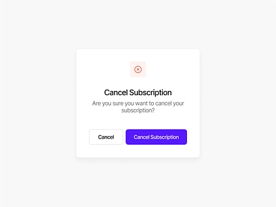 Cancel Confirmation Modal app app design design graphic design ui ux